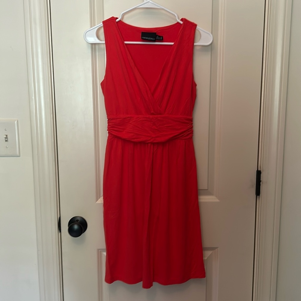 Red cynthia rowley dress